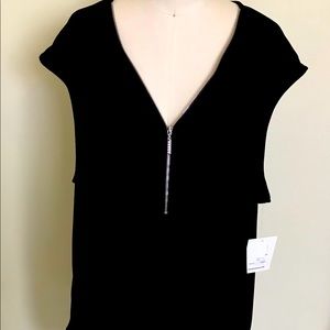 Black top with zipper